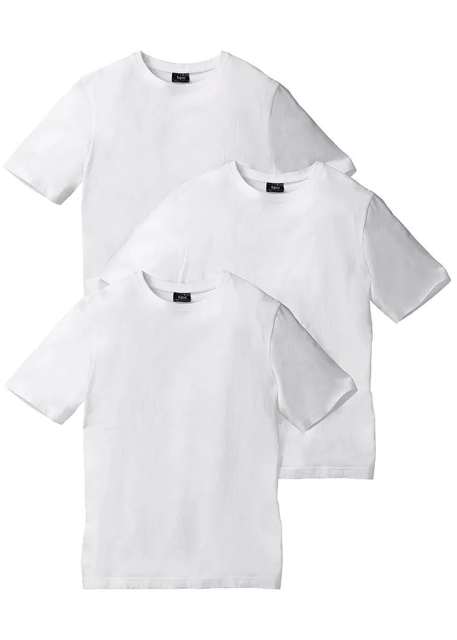 CAMISETA (3 UNIDADES) BLANCOBLANCOBLANCO