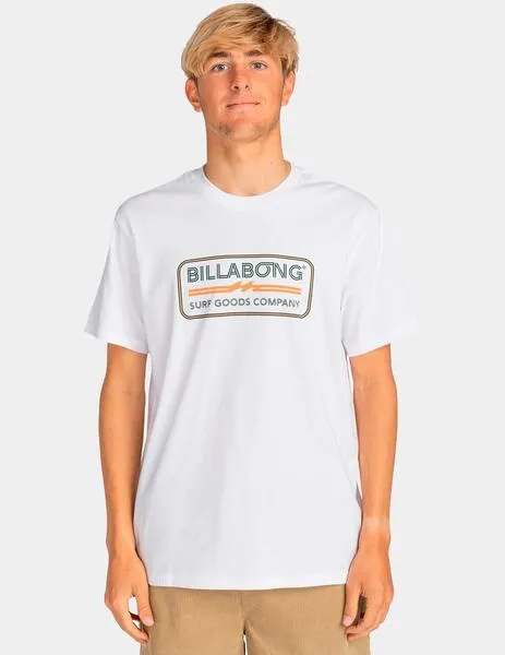 CAMISETA BILLABONG TRADEMARK  WHITE