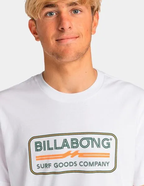 CAMISETA BILLABONG TRADEMARK  WHITE