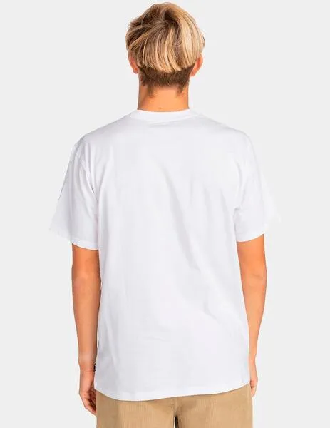CAMISETA BILLABONG TRADEMARK  WHITE