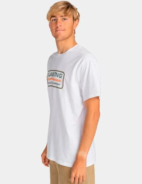 CAMISETA BILLABONG TRADEMARK  WHITE
