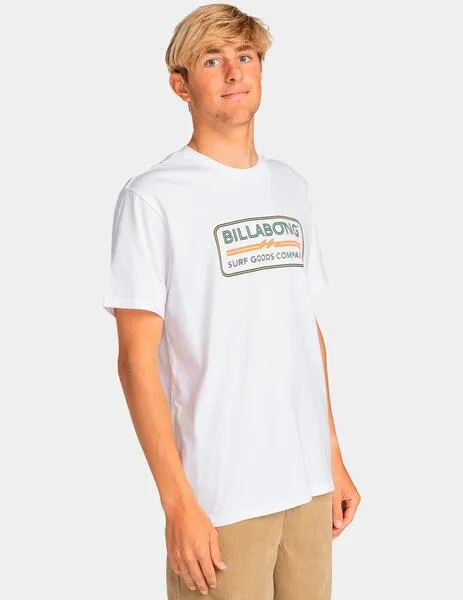CAMISETA BILLABONG TRADEMARK  WHITE