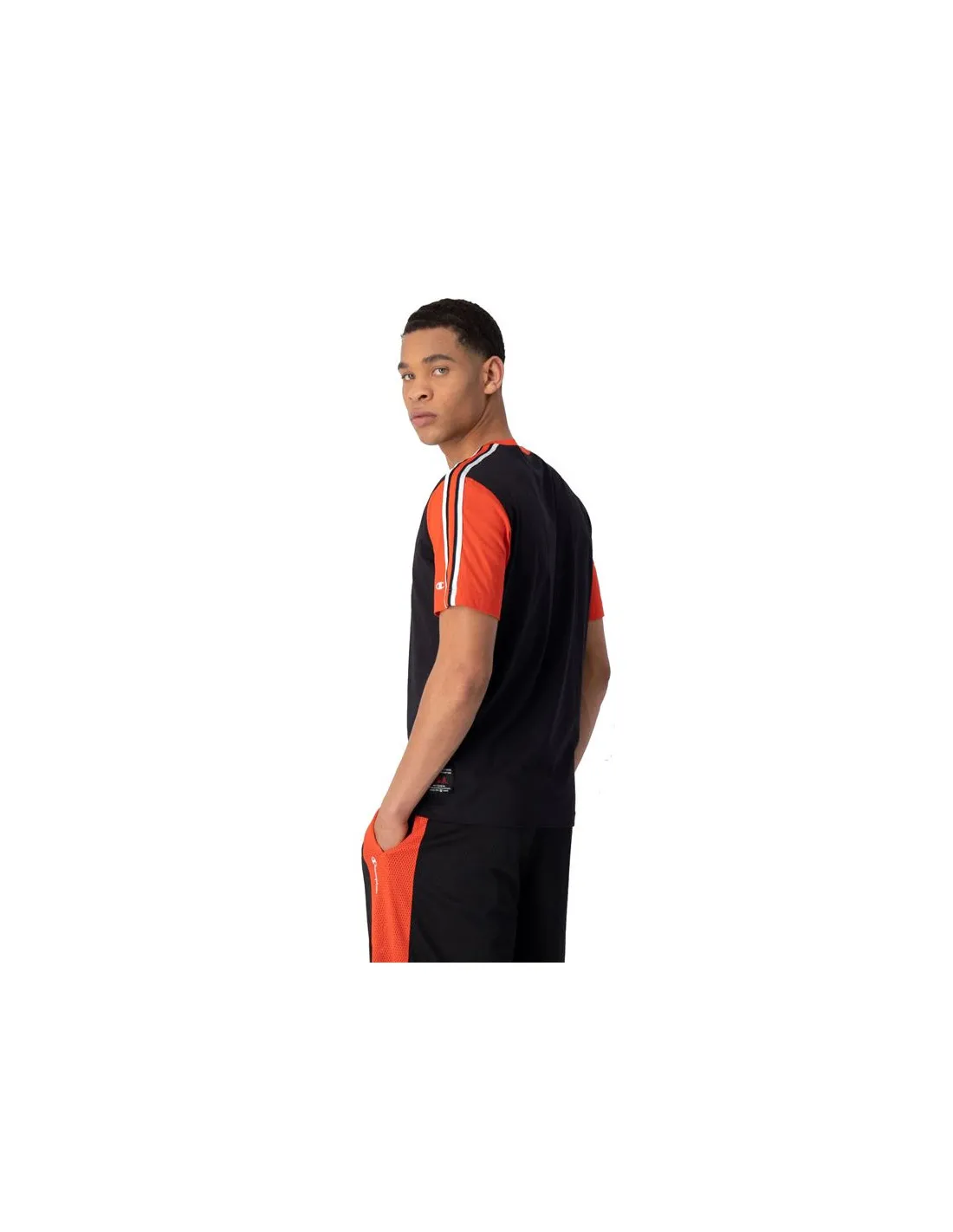 Camiseta Champion Crewneck Negro Hombre