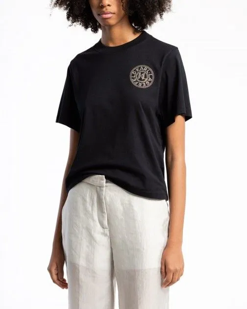 Camiseta corta Karl Lagerfeld 240W1701 Negro