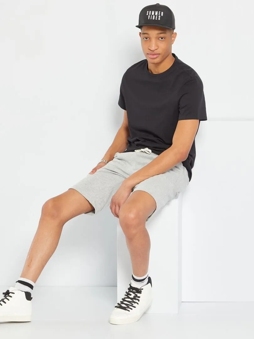 CAMISETA DE ALGODóN PURO +1,90 M  NEGRO