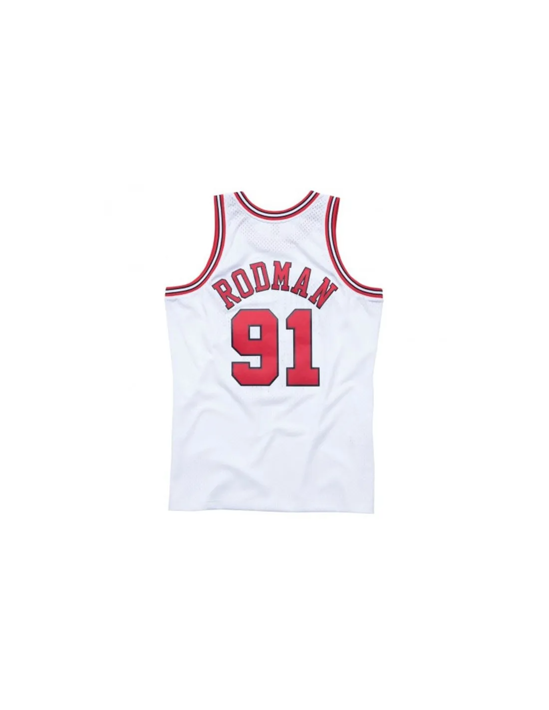 Camiseta de Baloncesto Mitchell & Ness Chicago Bull dennis Rodman Negro Hombre