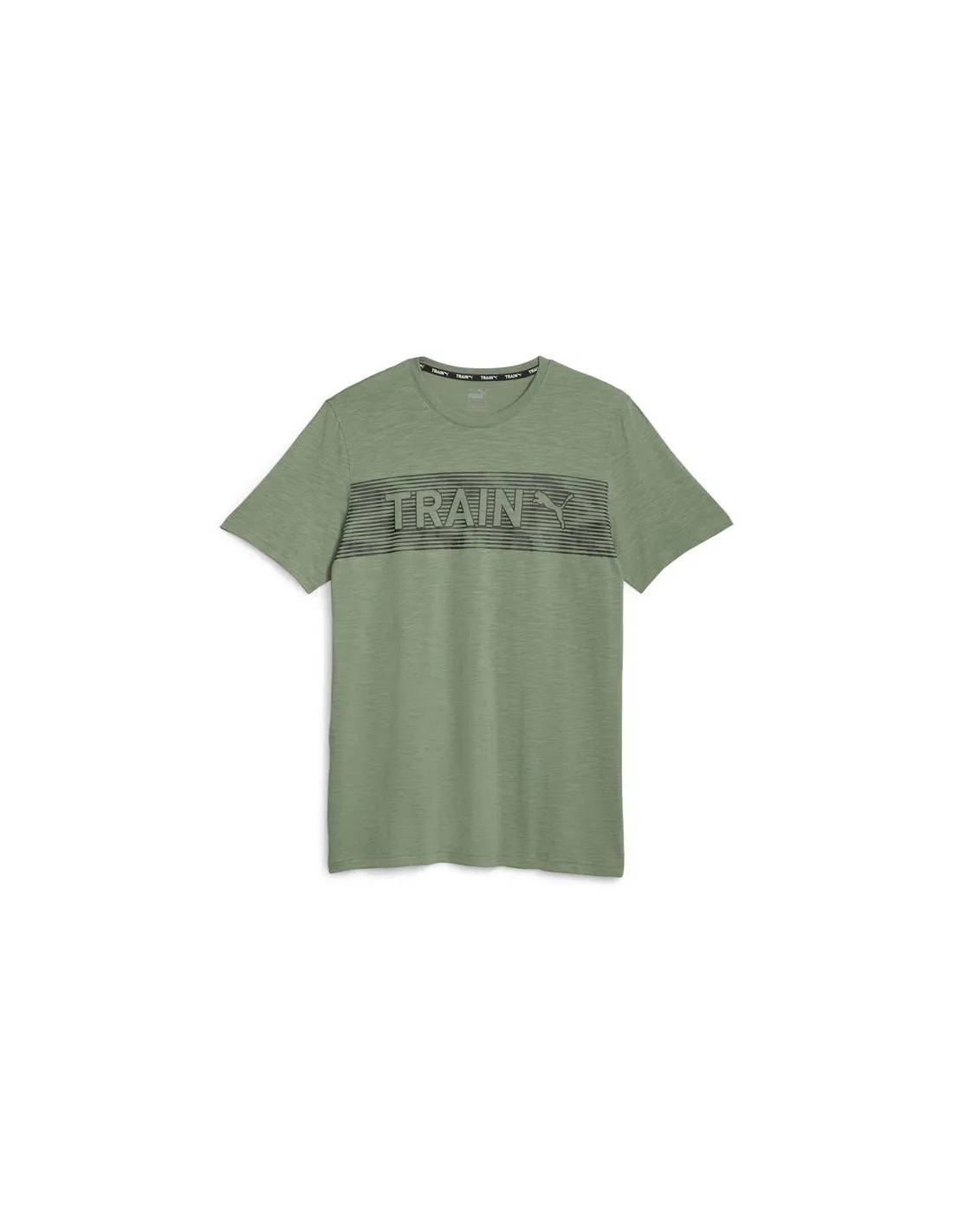 Camiseta de Fitness Puma Graphic Hombre Verde
