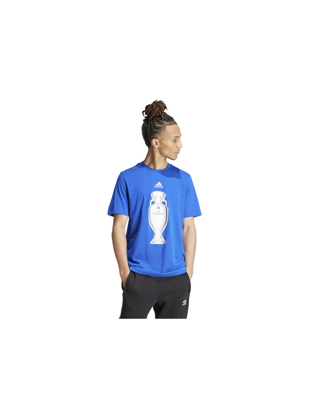 Camiseta de Fútbol adidas Official Emblem Trophy Hombre Azul