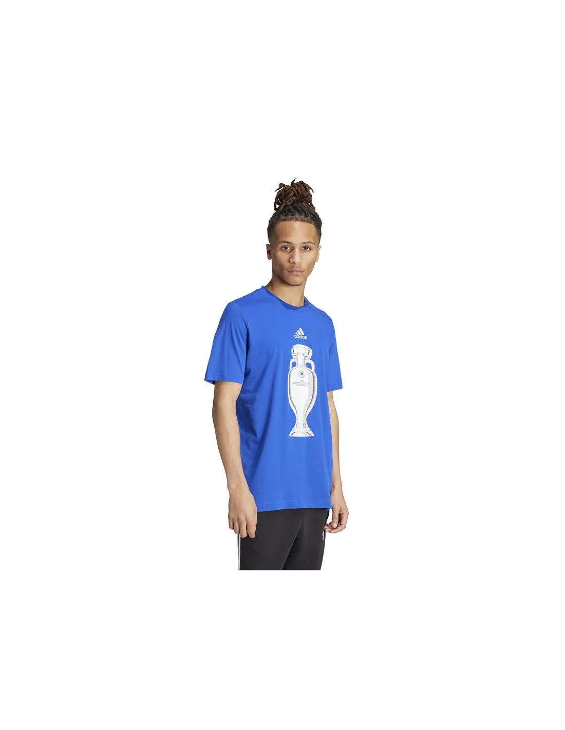 Camiseta de Fútbol adidas Official Emblem Trophy Hombre Azul