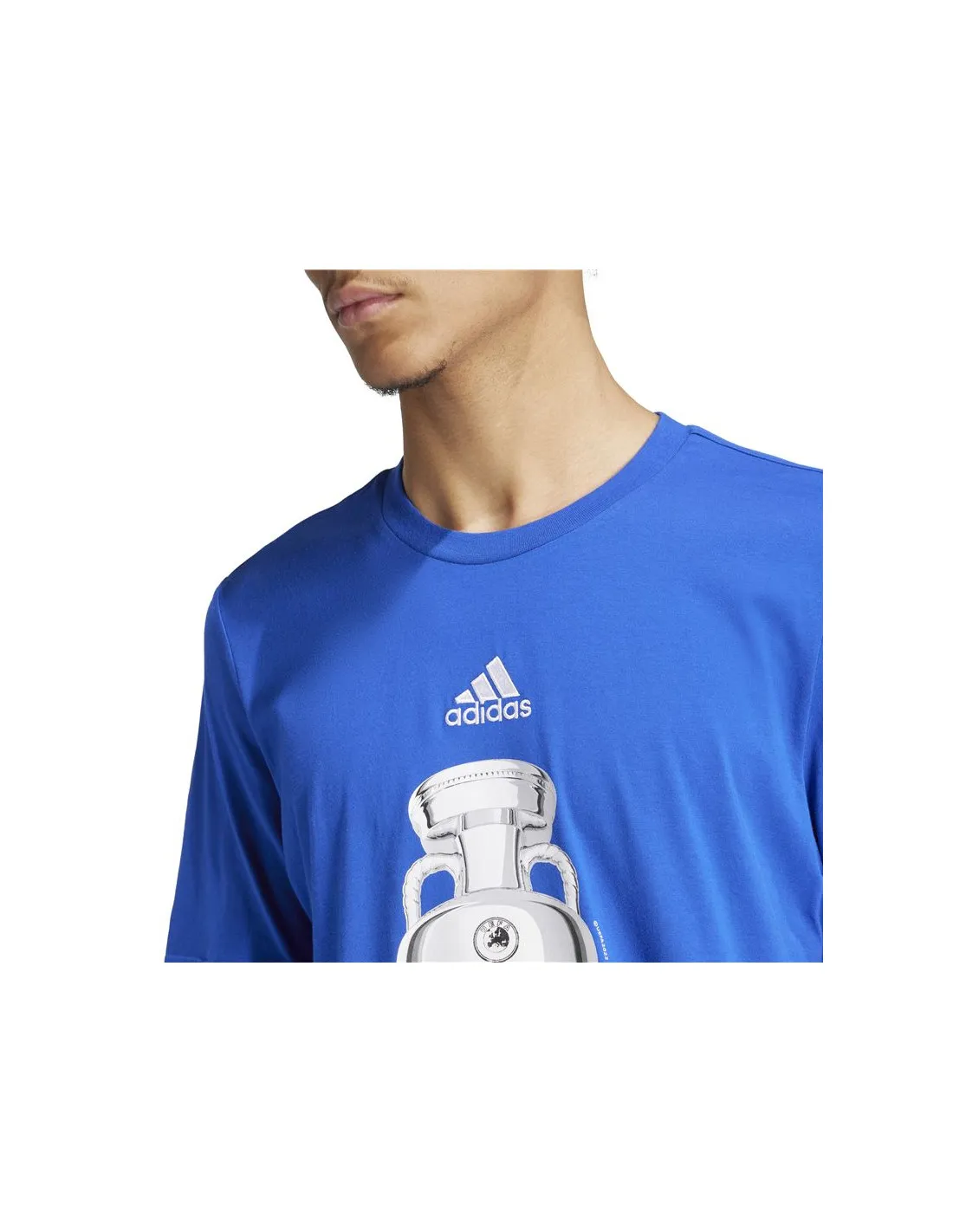 Camiseta de Fútbol adidas Official Emblem Trophy Hombre Azul