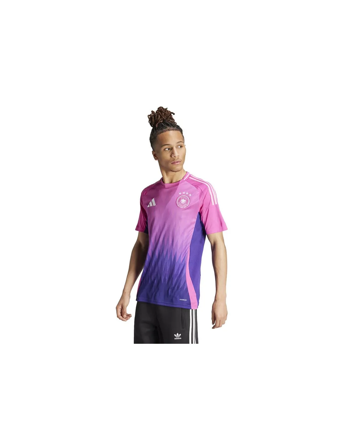 Camiseta de Fútbol adidas Segunda Equipación Alemania 24 Hombre Fucsia