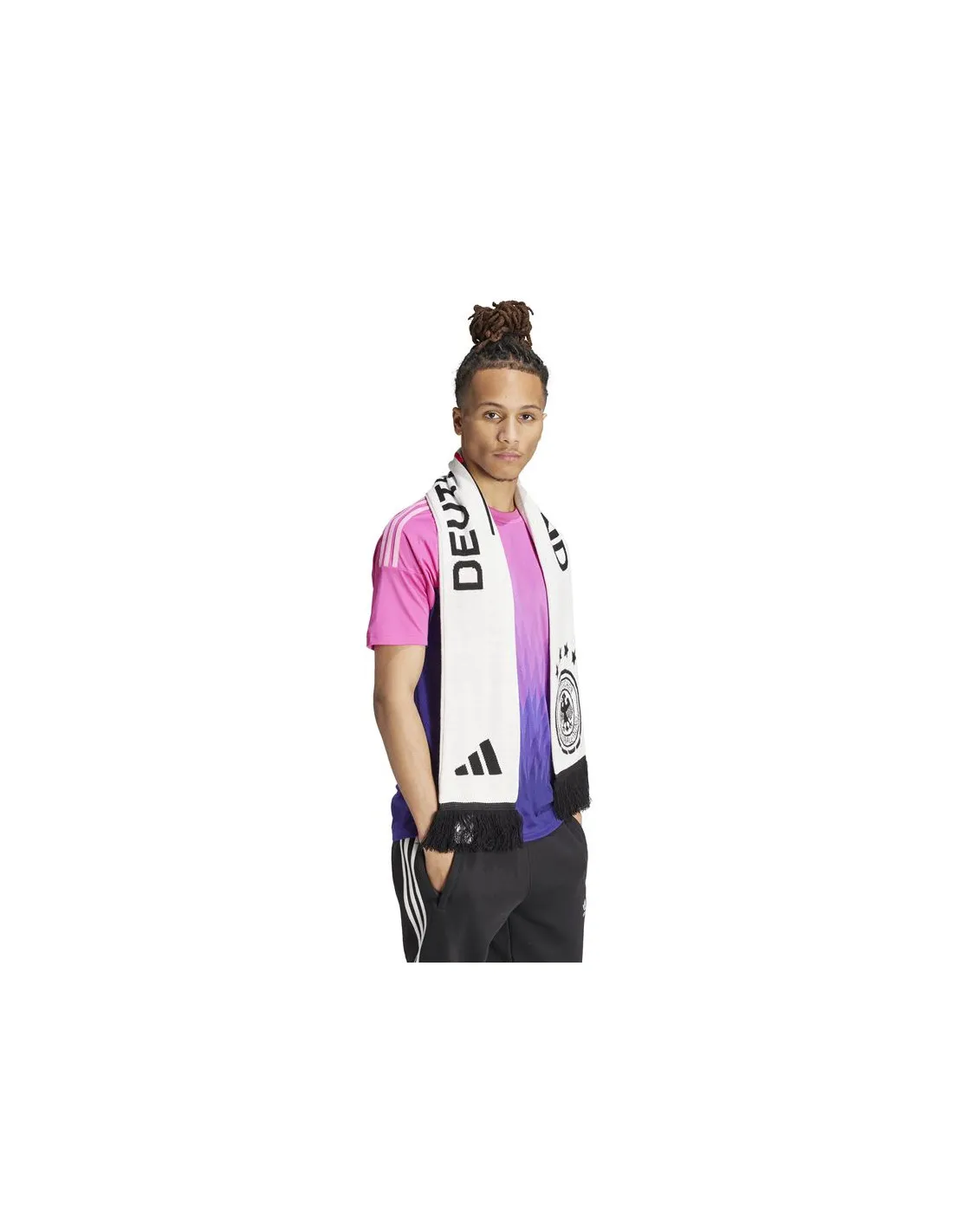 Camiseta de Fútbol adidas Segunda Equipación Alemania 24 Hombre Fucsia