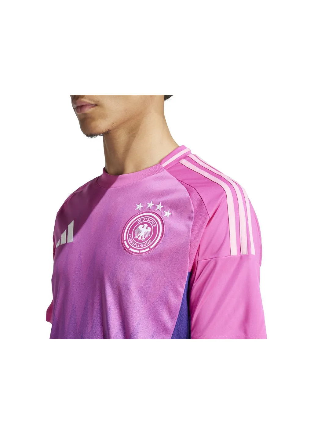 Camiseta de Fútbol adidas Segunda Equipación Alemania 24 Hombre Fucsia