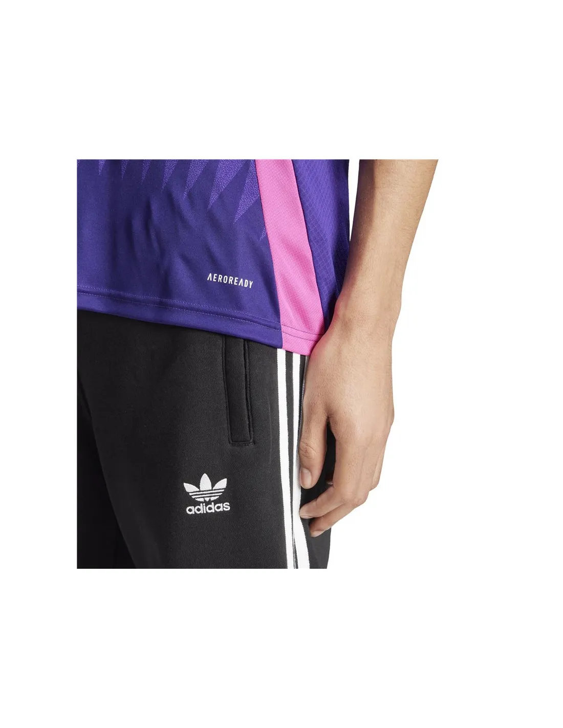Camiseta de Fútbol adidas Segunda Equipación Alemania 24 Hombre Fucsia