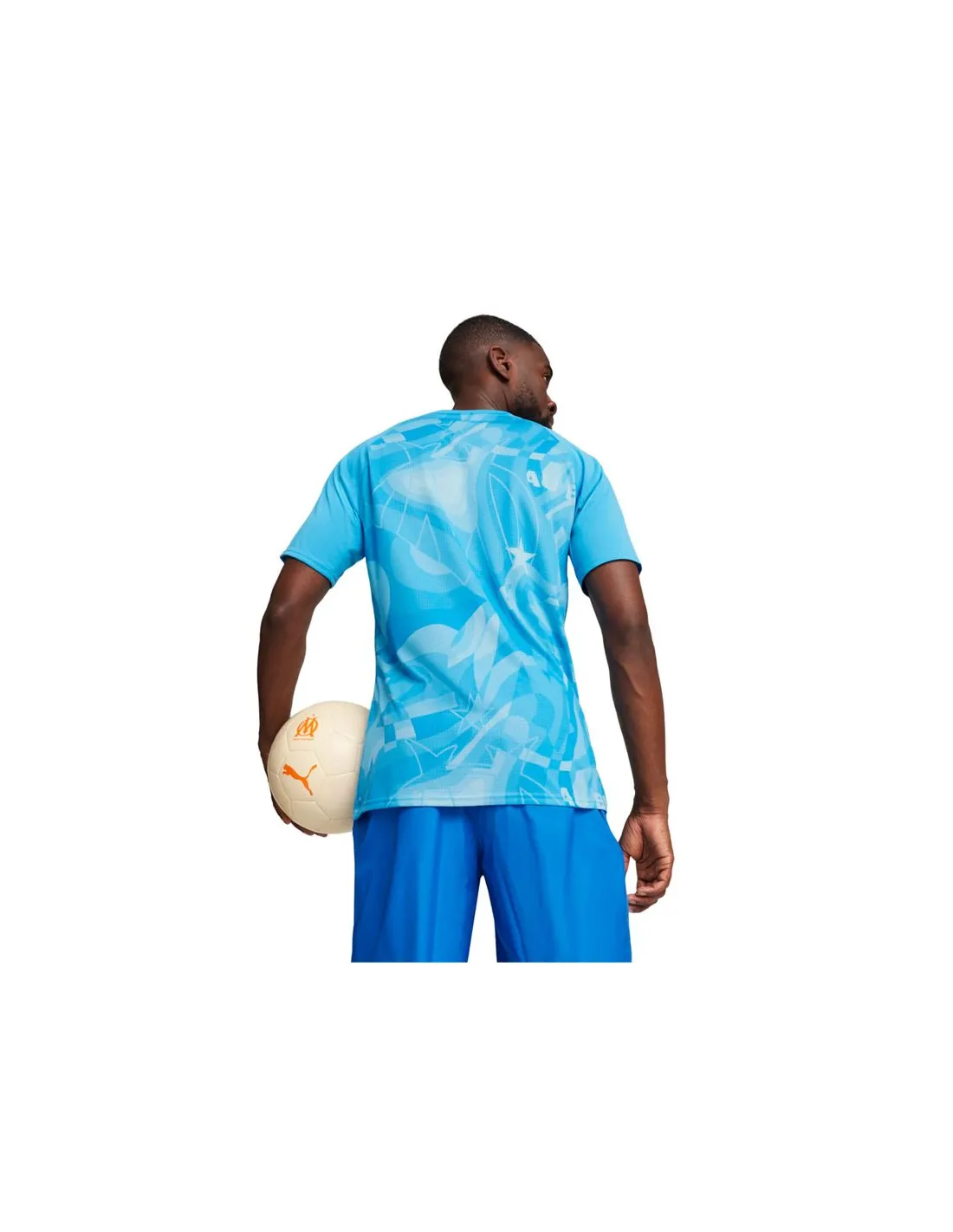 Camiseta de Fútbol Puma Olympique Marsella Prematch Azul Hombre