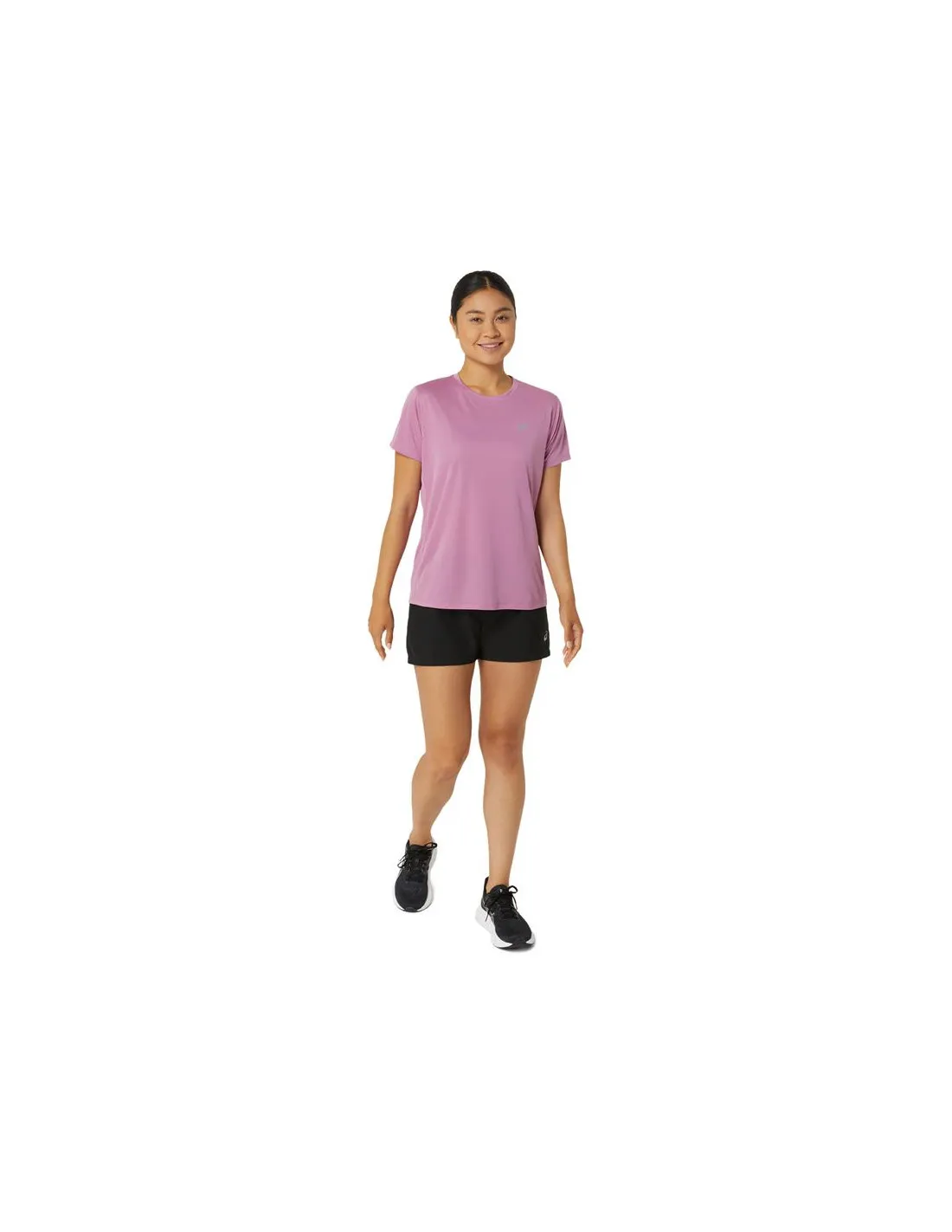 Camiseta de Running ASICS Core Ss Top Mujer Morado
