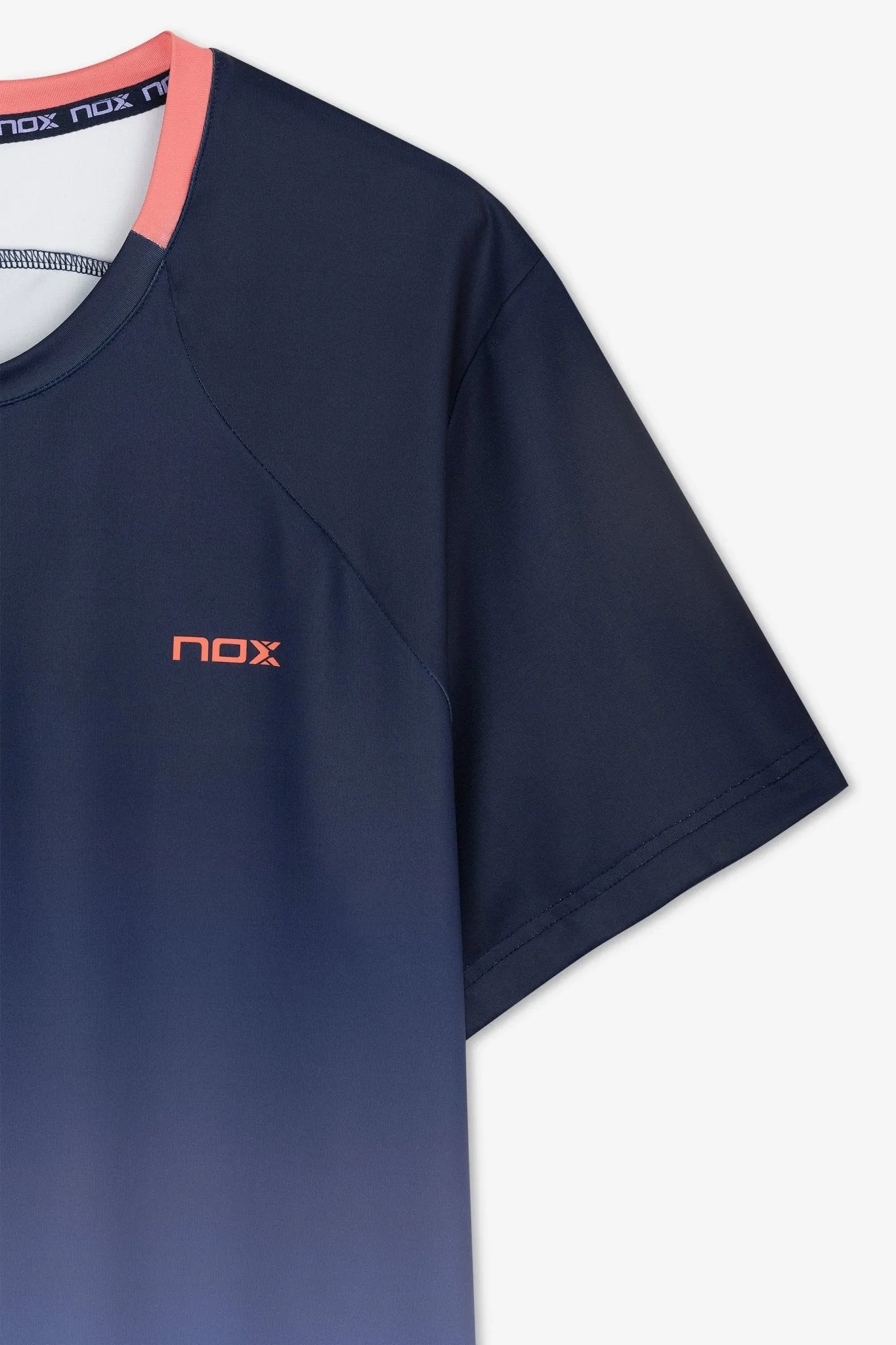 CAMISETA deportiva de pádel hombre PRO FIT azul degradado