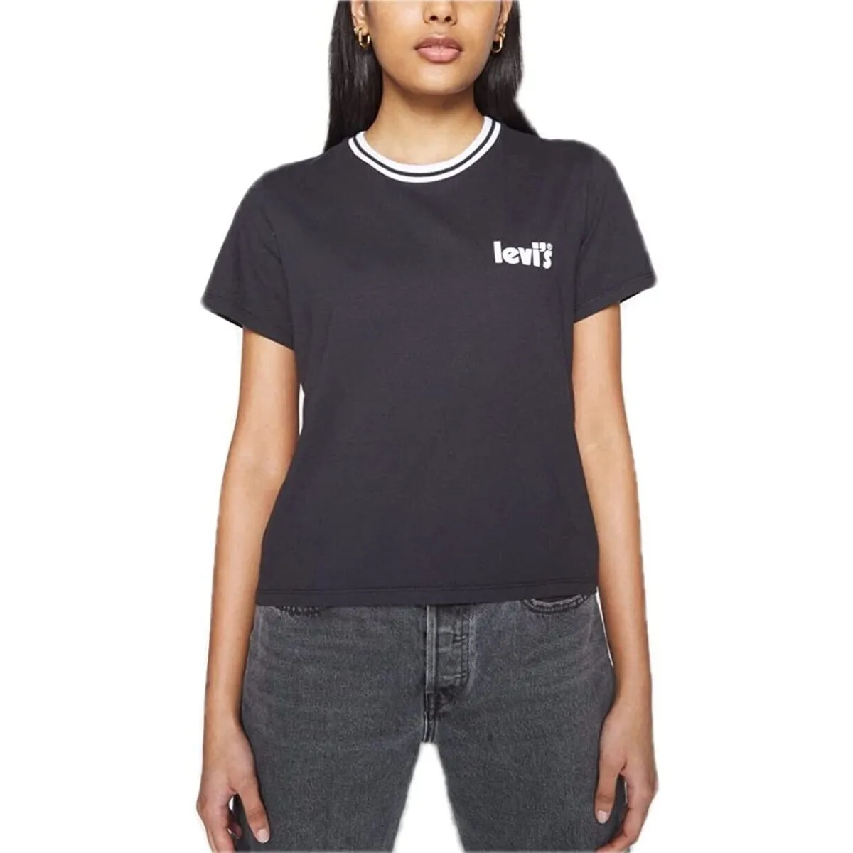 CAMISETA GRAPHIC JORDIE LOGO LEVI'S® MUJER