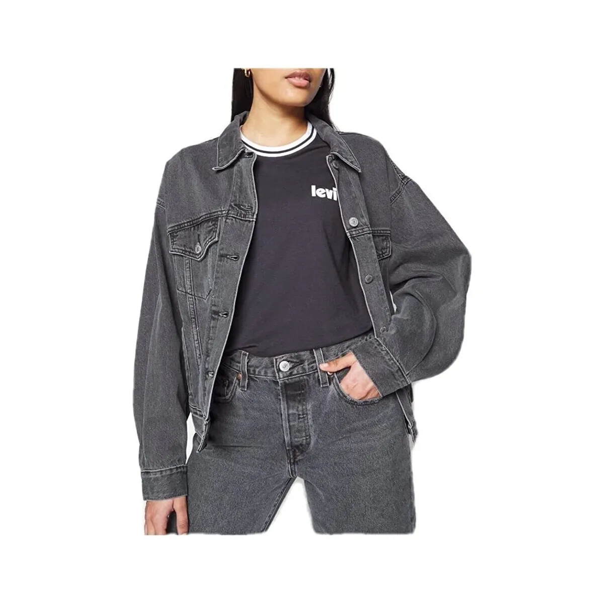 CAMISETA GRAPHIC JORDIE LOGO LEVI'S® MUJER