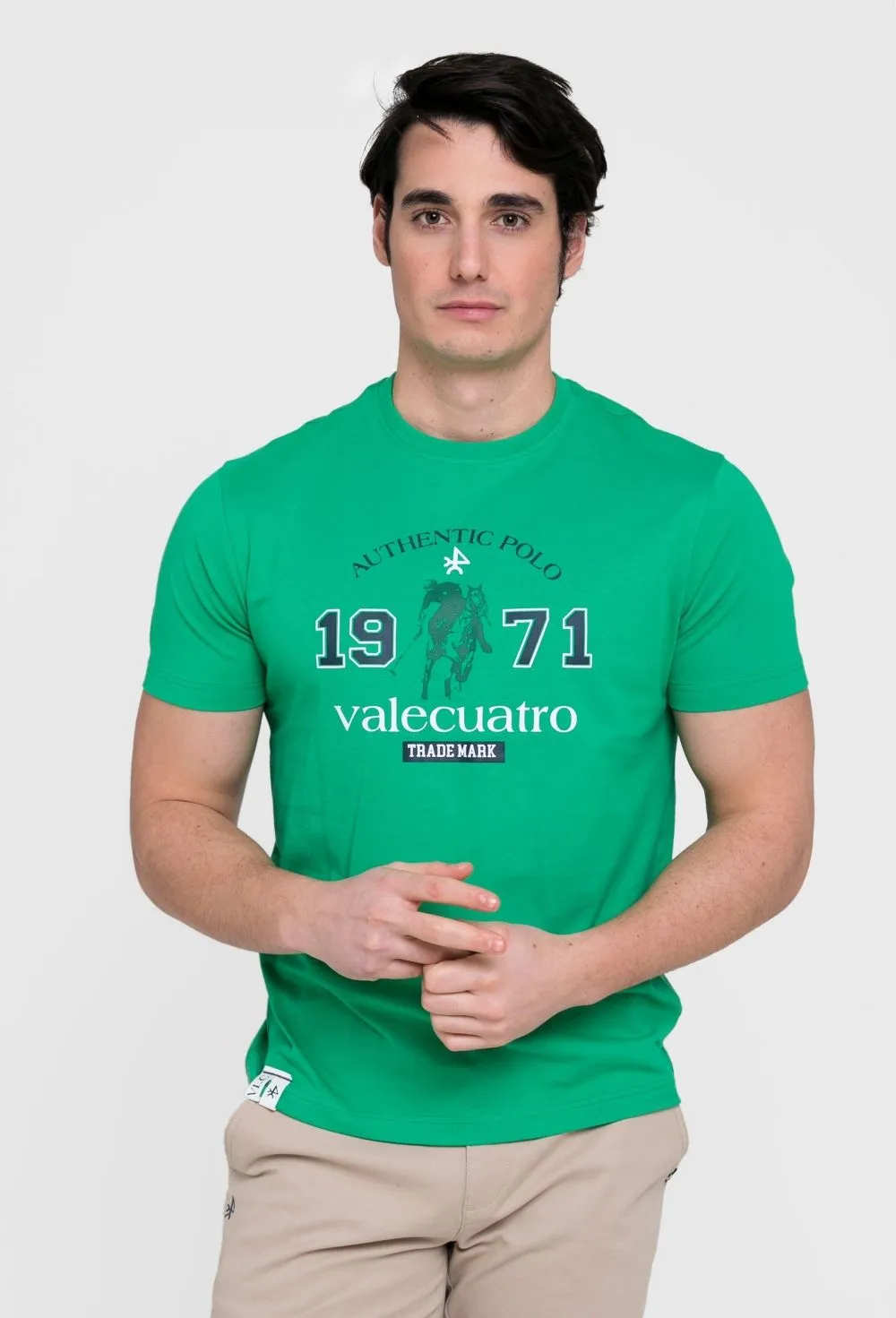 Camiseta hombre modelo 1971 color verde