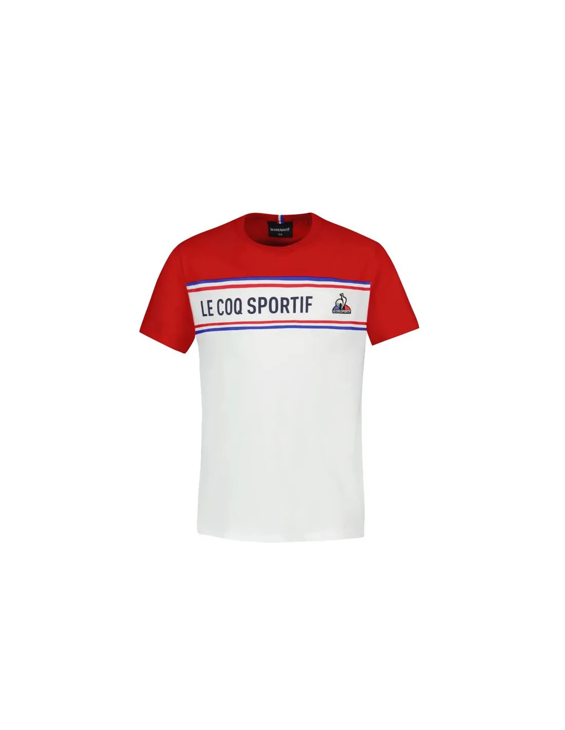 Camiseta Le Coq Sportif N°2 Tricolore Blanco Infantil