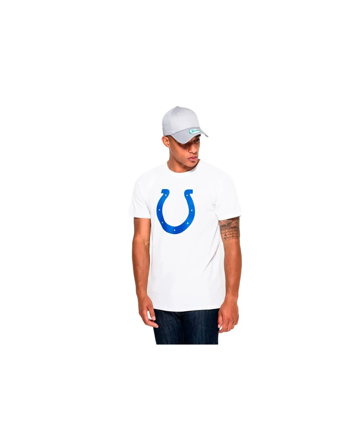 Camiseta New Era Nos NFL Regular Indianapolis Colts Blanco Hombre