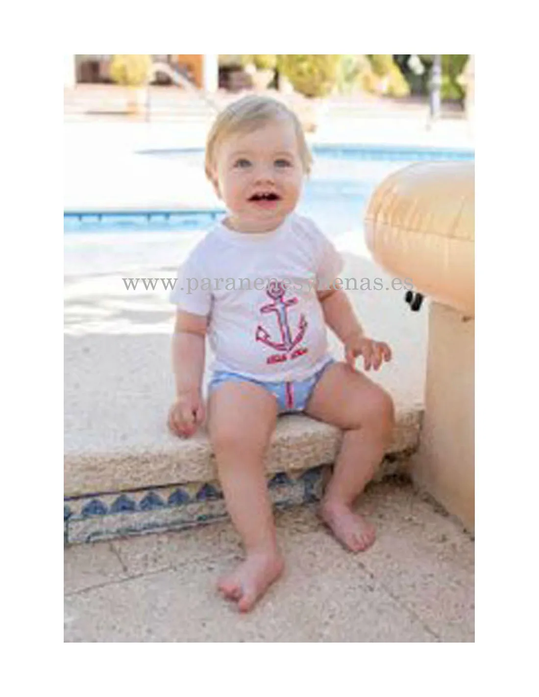 Camiseta para bebe Agua