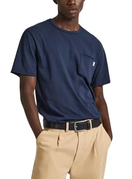 Camiseta Pepe Jeans Carrinson Marino Para Hombre