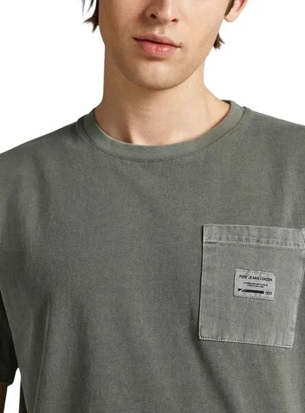 Camiseta Pepe Jeans Oxford Verde para Hombre