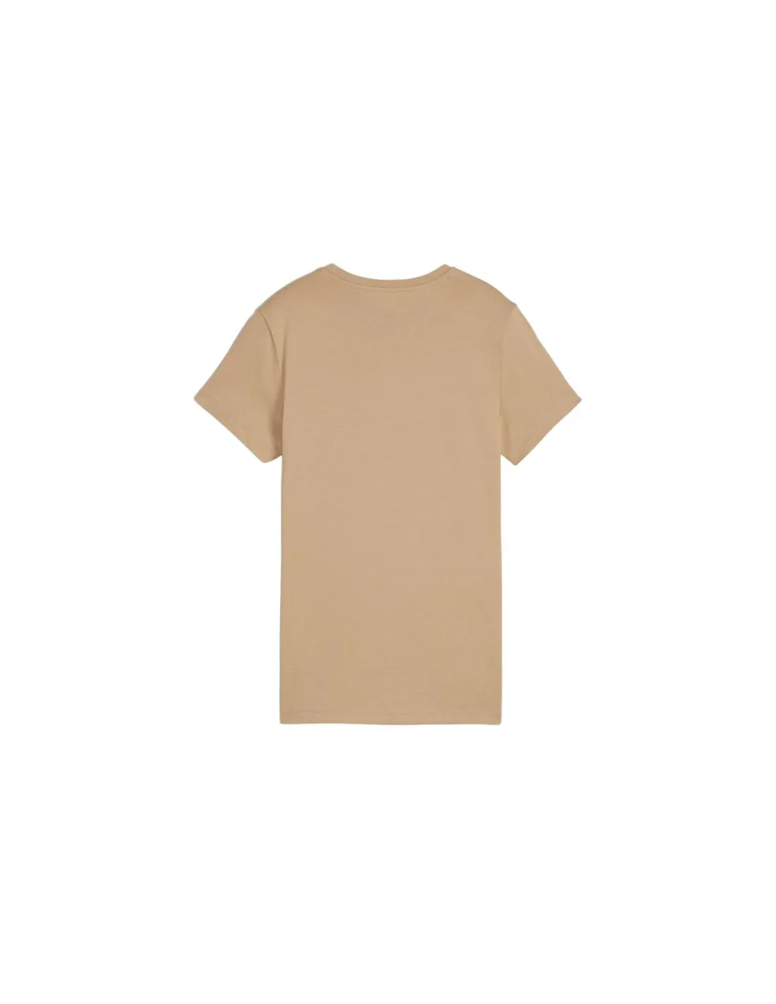 Camiseta Puma Essentials + Embroidery Marrón Mujer