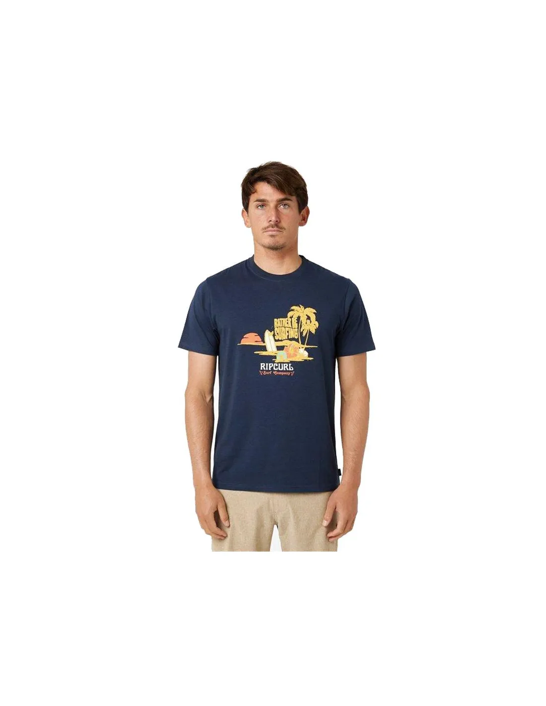 Camiseta Rip Curl Framed Hombre Azul