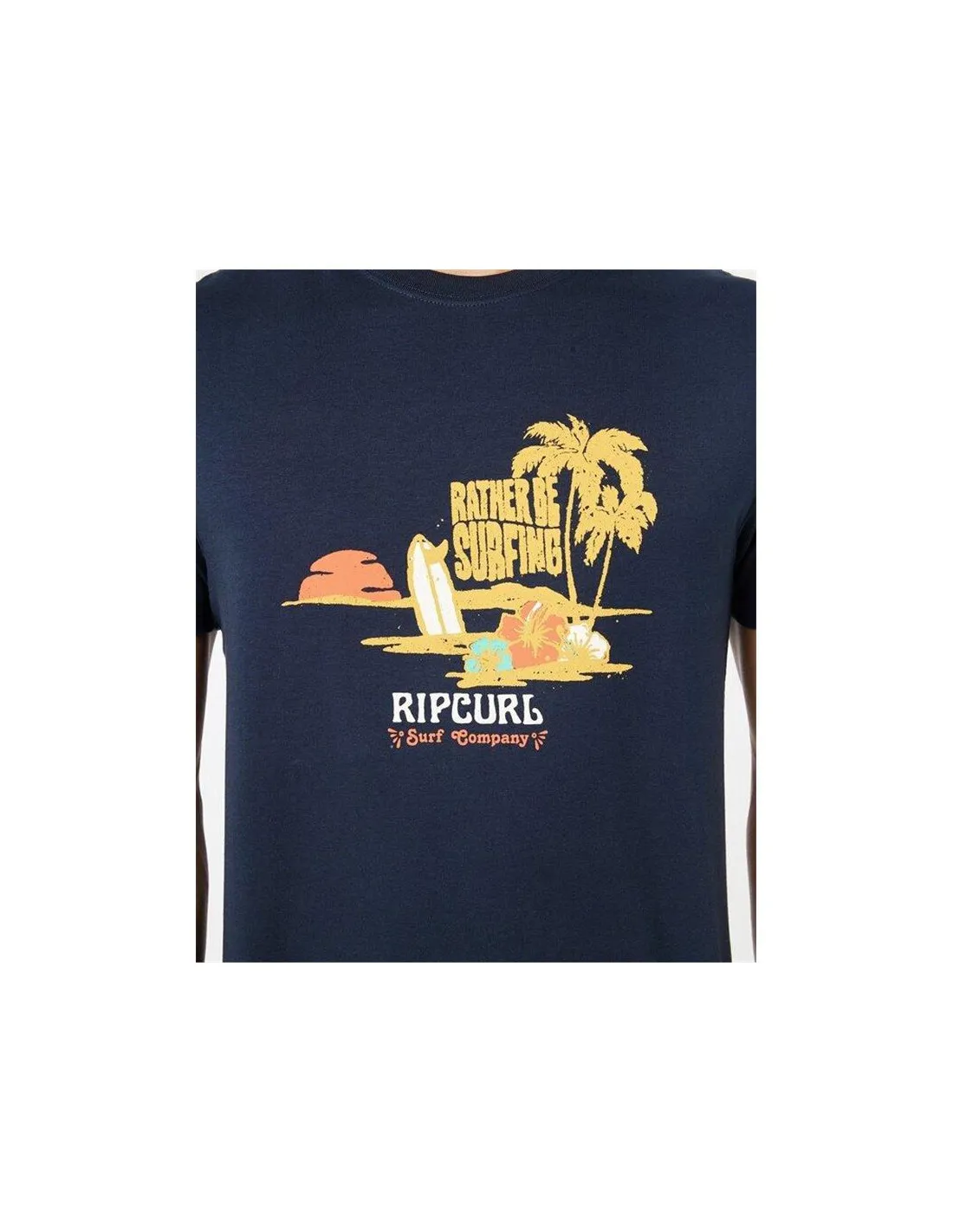 Camiseta Rip Curl Framed Hombre Azul
