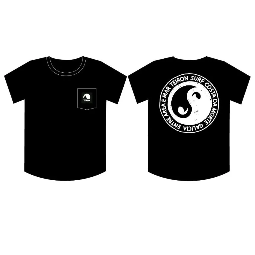 Camiseta Teiron Junior Pocket Yin Yang 