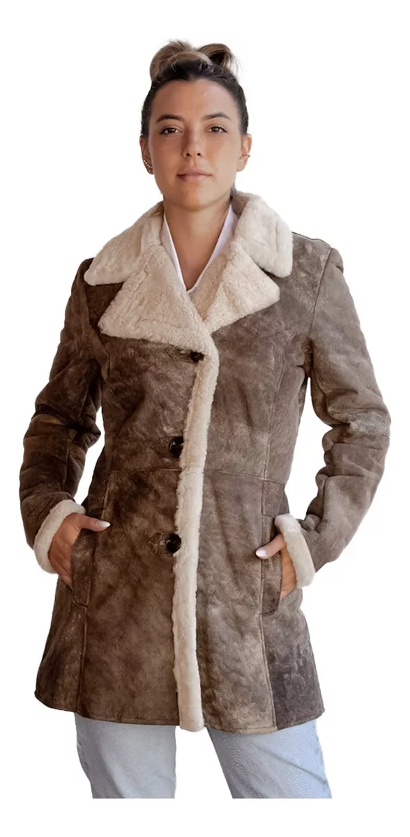 CAMPERA DE CUERO DE OVEJA DE MUJER  MODELO: SOL.C