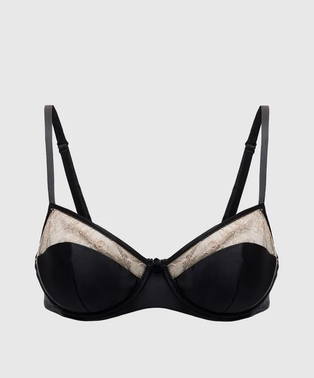 Carine Gilson Black bodice with lace