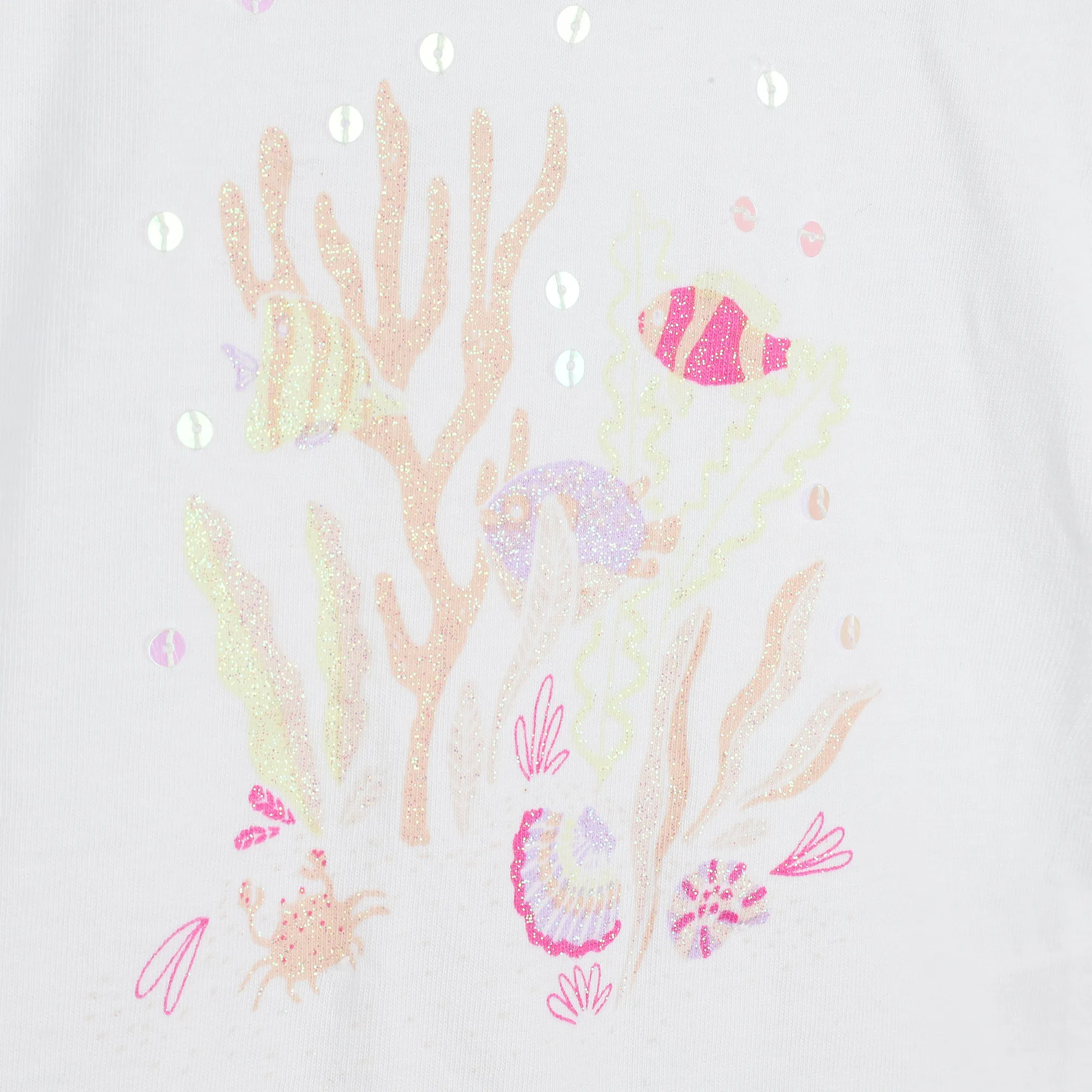 CARREMENT BEAU Camiseta con peces estampados