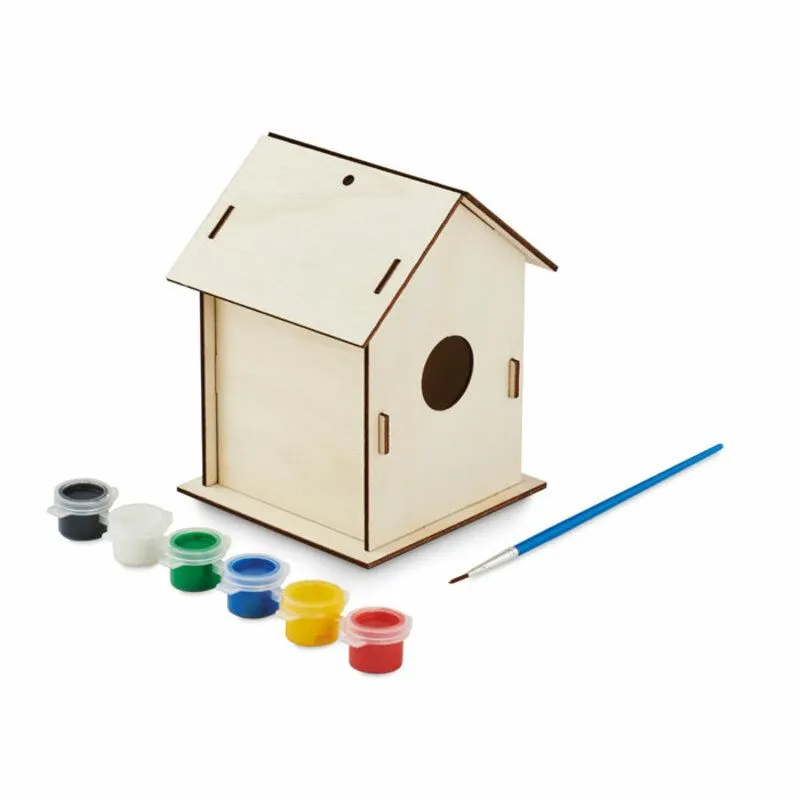 Casa de madera para pájaros personalizable Painthouse