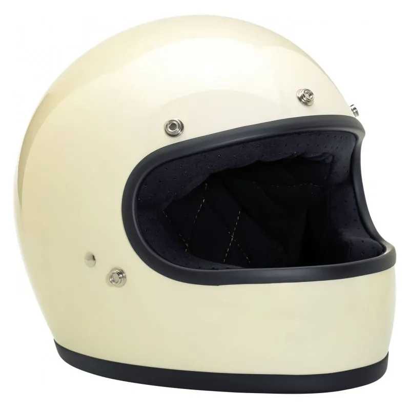 Casco Integral Biltwell Gringo Vintage White