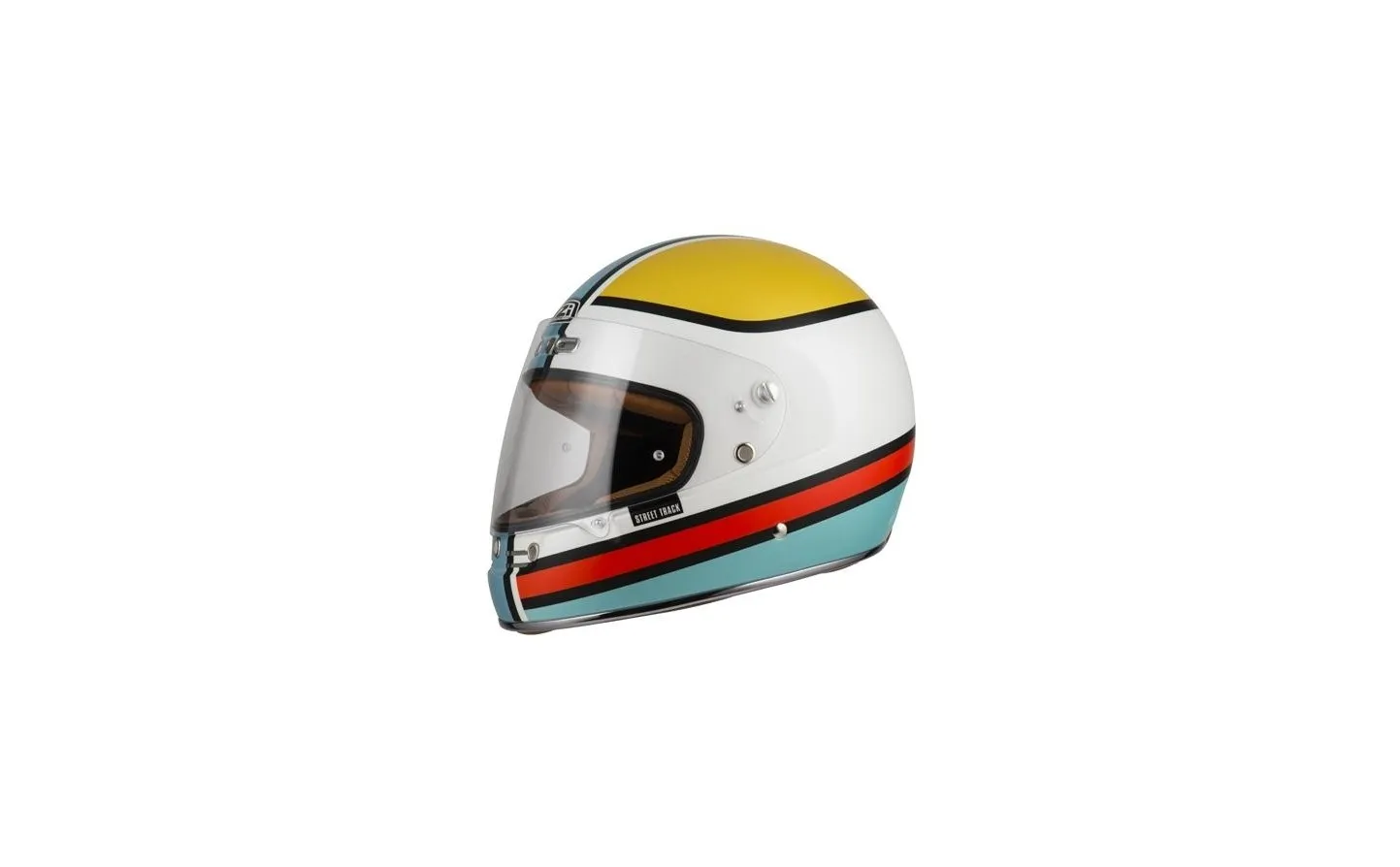 Casco Nzi Street Track 4 Outline Blanco Azul |050401AS89|