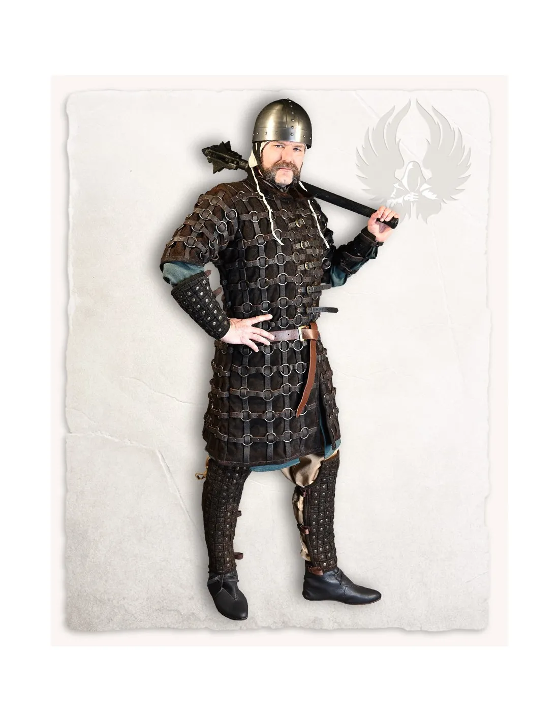 Casco vikingo Spangenhelm modelo Dietrich