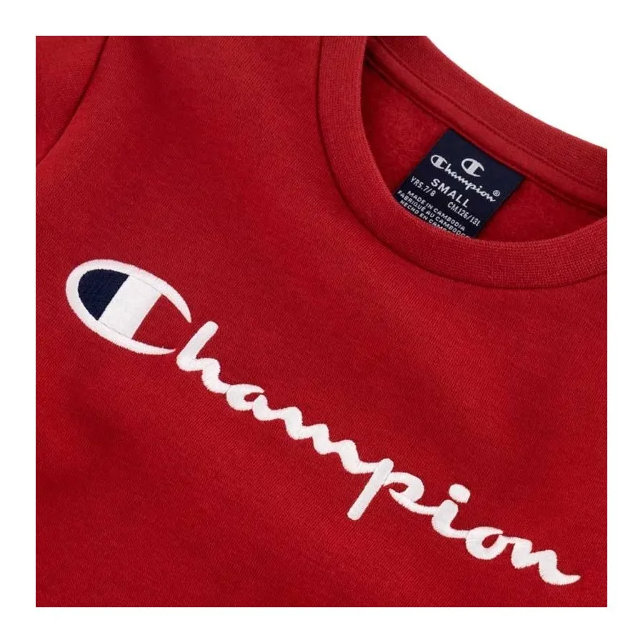 CHAMPION SUDADERA NIÑO 306498RS508 GRANATE
