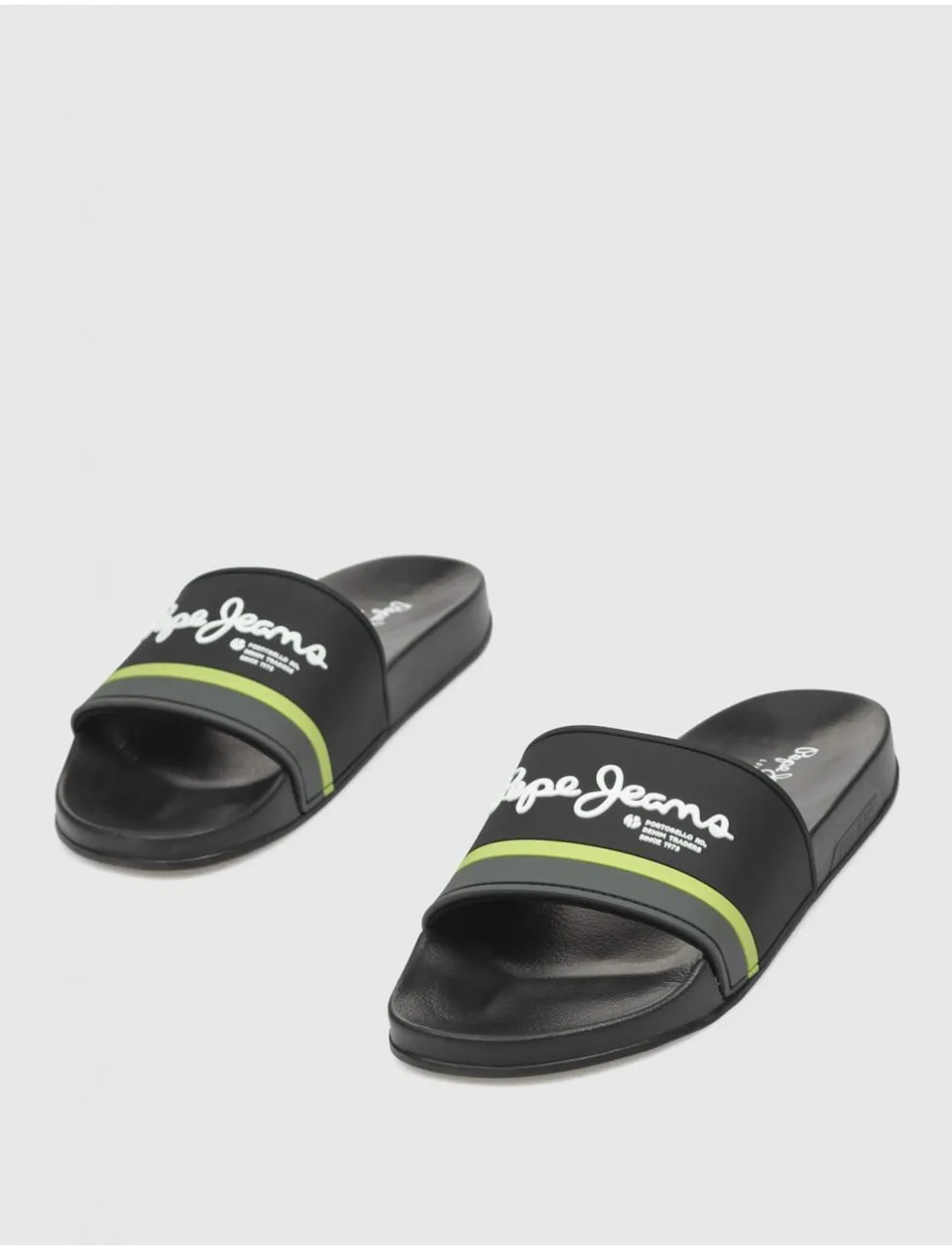 Chancla Pepe Jeans Slider Portobello M Negro
