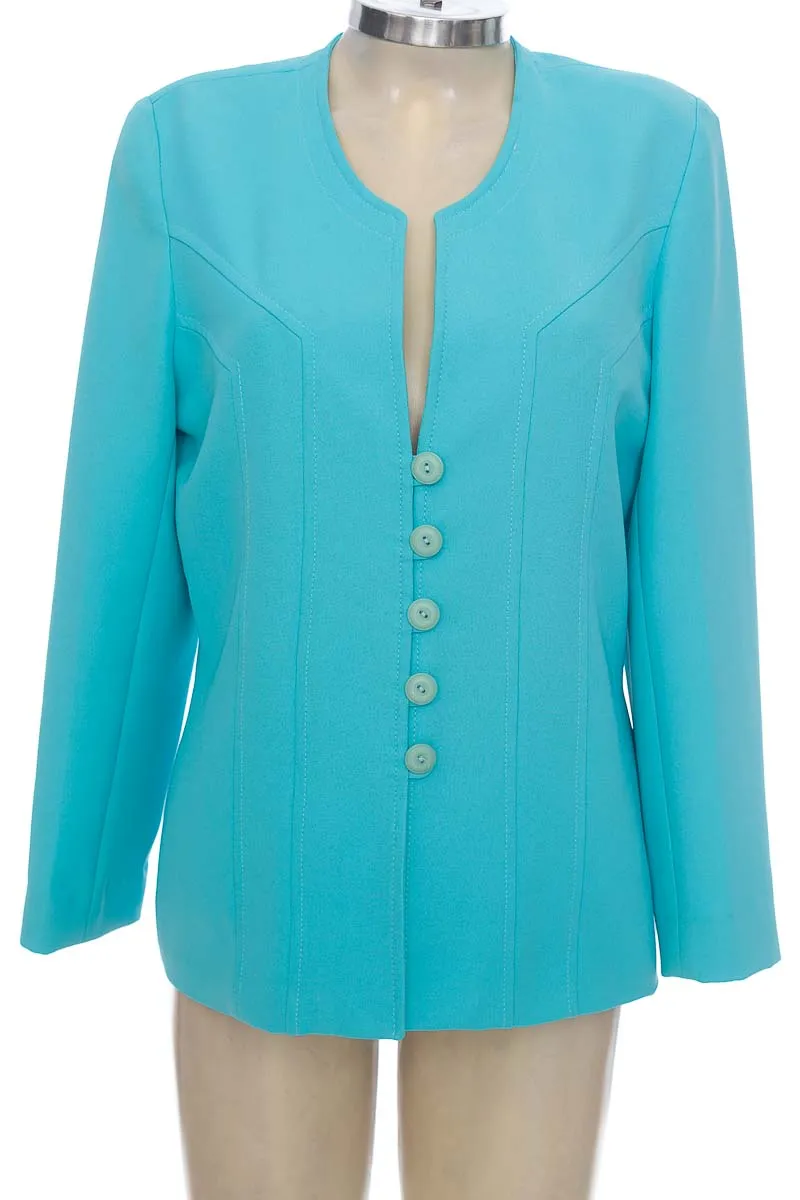 CHAQUETA / ABRIGO COLOR AZUL  ALTA SOCIEDAD