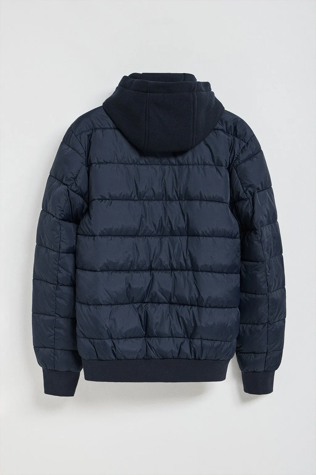 Chaqueta acolchada azul marino Canyon con detalles Polo Club