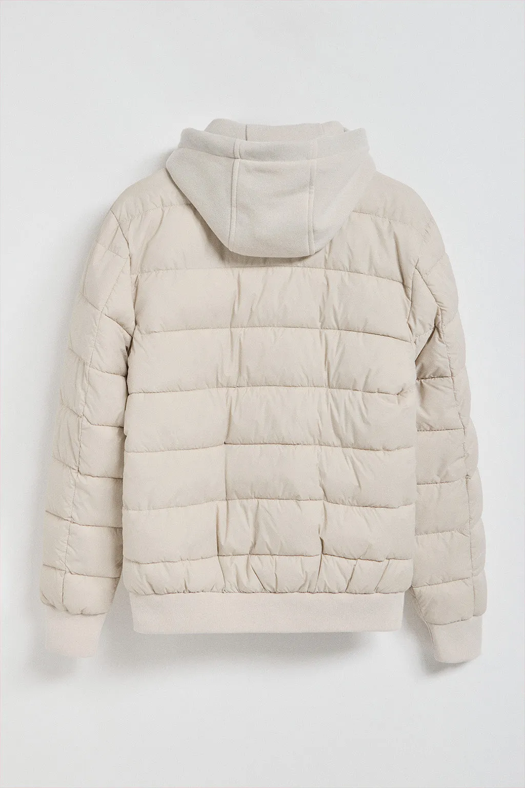 Chaqueta acolchada beige Canyon con detalles Polo Club