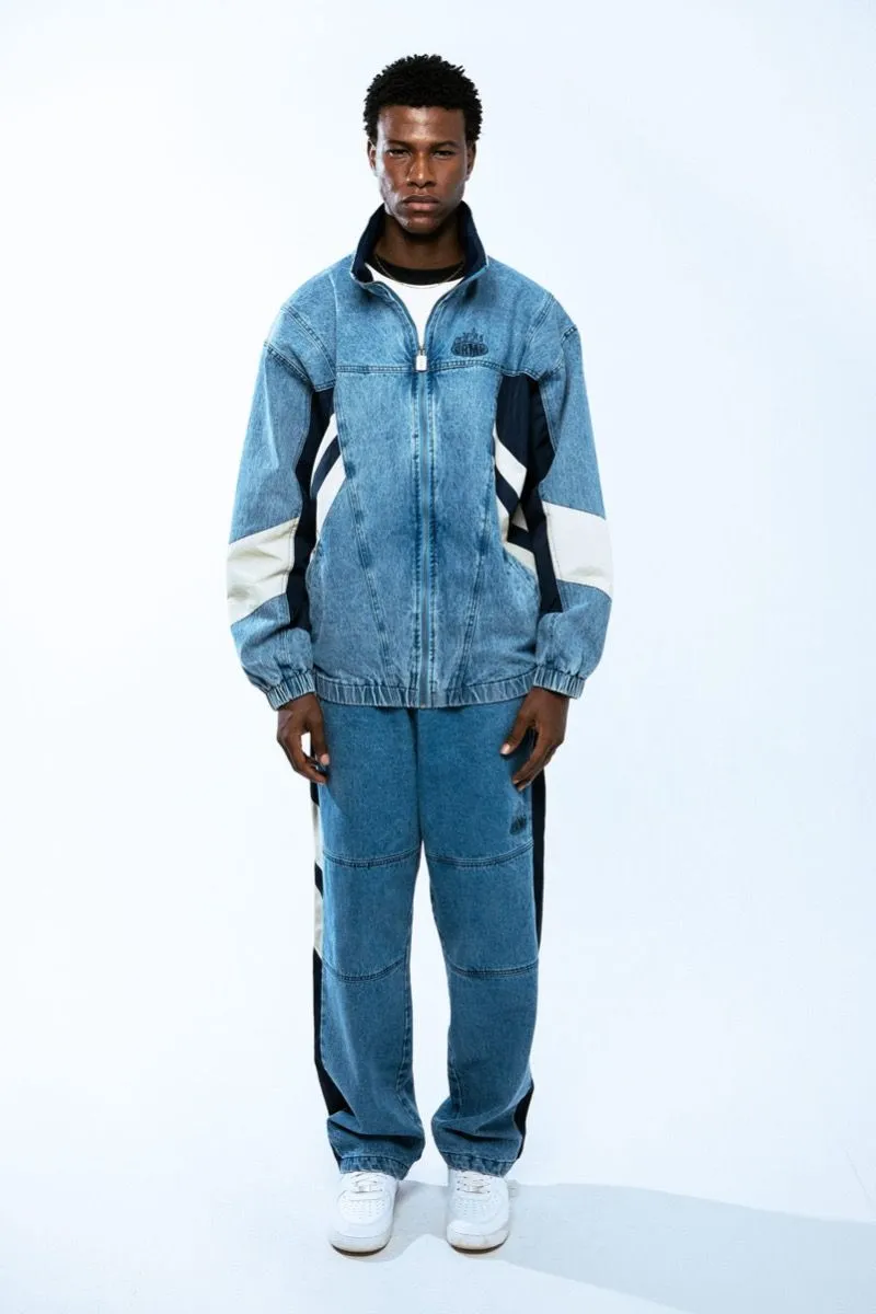 Chaqueta Grimey Vaquera Scratching Memories Washed Blue