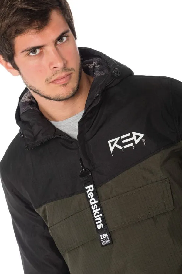 Chaqueta Hombre Redskins Sealer Further Black Kaki