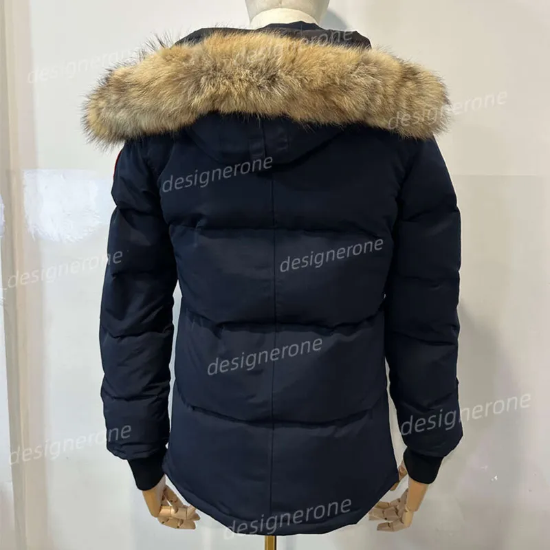 Chaquetas para hinchar diseñador canadiense para mujeres real coyote pelaje al aire libre windbreaker parka jassen ropa de abrig