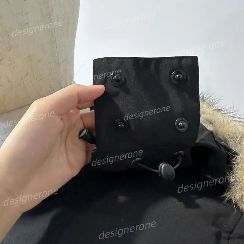 Chaquetas para hinchar diseñador canadiense para mujeres real coyote pelaje al aire libre windbreaker parka jassen ropa de abrig