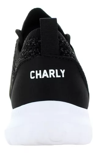 Charly Tenis Correr Negro Con Blanco Para Hombre 81352